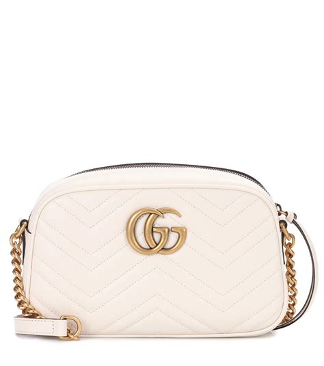 white gg marmoent gucci bag|gucci white crossbody bag.